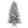 thumbnail image 5 of National Tree Company 7.5 ft. Slim Flocked Bavarian Pine Tree with 600 Dual LED Lights, Includes Stand, 5 of 8