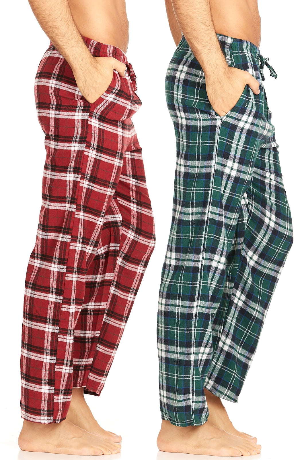 men's flannel pajama pants with pockets