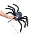 thumbnail image 3 of Halloween Spider Decorations Realistic Hairy Spiders Spider Props for Indoor, Outdoor and Yard Creepy Decor 75CM (30 Inch), 3 of 10