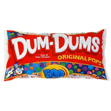 Dum Dums Original Mix Lollipops Candy, 500ct Big Bag