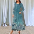 thumbnail image 2 of FrzhBrz Women's Long Sleeve Maxi Dresses Printed Loose Fall/winter Fashion Dresses with Pockets, 2 of 7