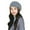 Gray, variant on WREESH Women's Solid Color Beret Faux Bucket Hat, Warm Windproof, Baggy Stretch Winter Soft Cap, Wrap Fisherman Hat Beige