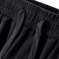 thumbnail image 6 of Yongwang Mens Big&Tall Corduroy Sweatpants Wide Leg Drawstring Elastic Waist Sweatpants Vintage Fashion Pants, 6 of 8