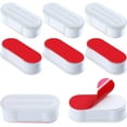 thumbnail image 1 of Kit de parachoques universal para asiento de inodoro, 8 piezas, parachoques de repuesto con adhesivo fuerte ER, 1 of 5