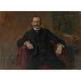 thumbnail image 3 of Gustaw Pillati 14x11 Black Modern Framed Museum Art Print Titled - Portrait of Łukasz Dobrzański (1904), 3 of 5
