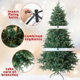 thumbnail image 2 of Waipfaru 6ft Pre-lit Artificial Christmas Tree with 300 UL Listed lights,1000 Branch Tips,Foldable Metal Stand for Home Office Party Decoration, 2 of 8
