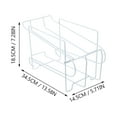 thumbnail image 4 of Estante de hierro para cocina, organizador portátil para latas de refrescos, cerveza, cerveza, refrigerador (blanco), 4 of 5