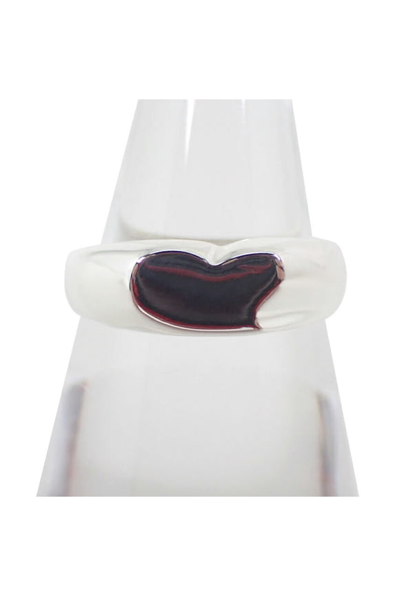 Pre-Owned TIFFANY & Co. 925 Signet Heart Ring, Size 12