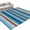 Blue, variant on Area Rugs 4'x6'. Mexican Style Carpet Runner Indoor Outdoor Rugs Home Decor Aesthetic, Colorful Mexico Stripes Light Blue Non Slip Mats Washable Accent Rug for Living Room Bedroom