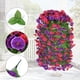 thumbnail image 5 of Cesta colgante de rosas artificiales para decoración de pared | Varilla de 85 cm con 12 enredaderas de flores artificiales | Plantas de plástico para envolver en la sala de estar, el techo y la, 5 of 6