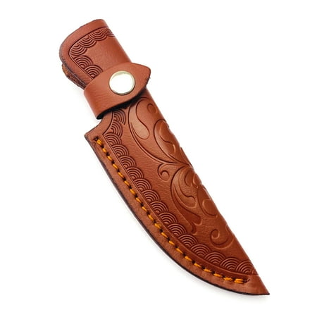 

Embossed Leathers Knife Holsters Straight Knife Holder Outdoor Carry Sheath Tool