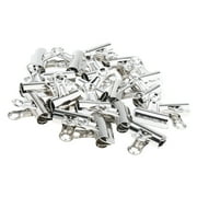 20Pcs Bulldog Metal Clips Hinge Clips for Paper Organizers, Photo Wall Decor 32mm