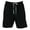 Black, variant on Hanes  Jersey Knit Cotton Button Fly Pajama Sleep Shorts (Men's)