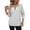BE05_Gray, variant on Womens Zip-Up Dropped Shoulder Sweatshirt Quarter Zip up Sweatshirt Solid Color Long Sleeves Pullover Green S