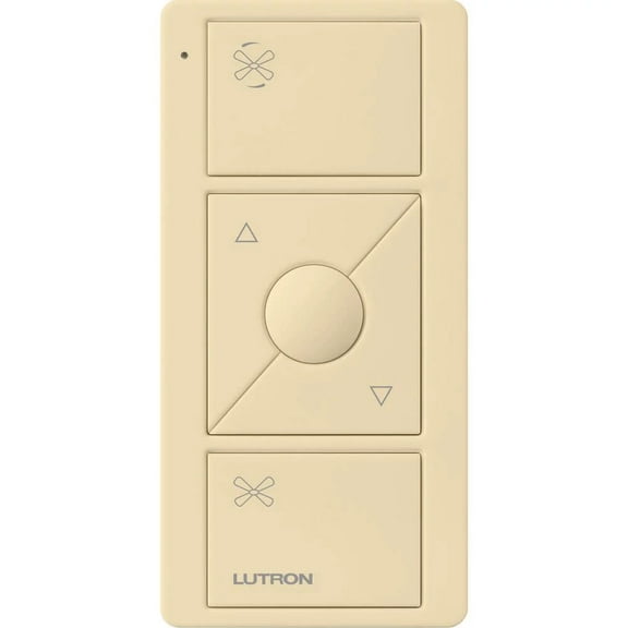Lutron Pj2-3Brl-G-F01 Pico Smart Remote For Fan Control, 3-Button Raise/Lower - Ivory