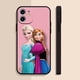 thumbnail image 1 of Disney-funda de silicona para teléfono móvil, carcasa de Frozen, Elsa, para iPhone 14, 13, 12 Mini, 11 Pro, X, XR, XS Max, 8, 7, 6S, 6 Plus, SE, 2020, 5S, 5 Fivean unisex, 1 of 2