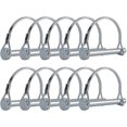 thumbnail image 1 of 10Pcs Wire Lock Pin, 5/16 Inch Shaft Locking Pin Hitch Pin with Round Arch Wire Retainer for Farm T, 1 of 5