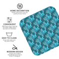 thumbnail image 4 of Bingfone Vintage Seahorse Leather Drinks Coasters with Set of 6,Suitable for Home Kitchen,Coffee Cup Coasters Home Gift, 4 of 9