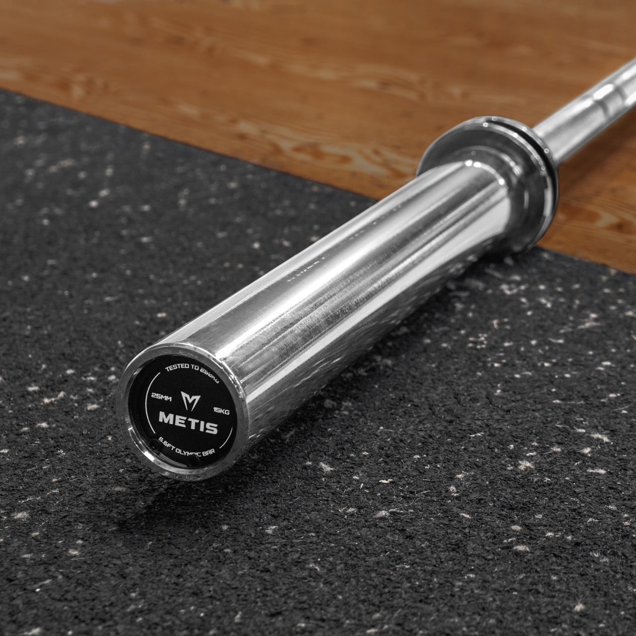 METIS Women’s 33LBS Olympic Barbell [6.6FT] - Complies with IWF Standards | Ideal for Beginners & Female Lifters