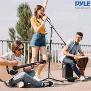 Pyle PMKS56X2 - Pyle PMKS56X2 - 2 Pcs. Heavy-Duty Tripod Boom Microphone Stand - Height Adjustable and Boom Extendable Mic Stand