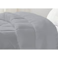 thumbnail image 6 of 5 Piece Luxury U Shape Pattern Comforter By D.N.G. BEDDINGS Set Premium Super Soft, 1000 Thread Count 100% Egyptian Cotton Super King Size Silver Color, 6 of 9