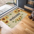 thumbnail image 4 of Sunflower Decoration Welcome Outdoor Door Mat, Home Indoor and Outdoor Decoration Front Door, Welcome Mat, Anti Slip Rubber Backing Floor 17x30 inch, 4 of 6