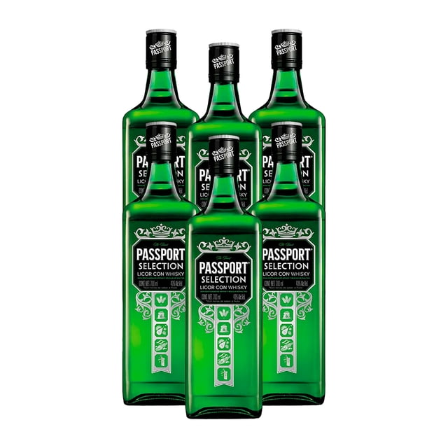 PACK DE 6 WHISKY PASSPORT SCOTH 700ML