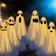 thumbnail image 5 of Inteprter Decoración de fantasmas de Halloween, no te preocupes por ser arrastrado por el viento, decoraciones de Halloween para jardín o Iluminación navideña cuatro, 5 of 6