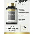 thumbnail image 3 of GTF Chromium 600 mcg | 250 Capsules | Glucose Tolerance Factor | by Carlyle, 3 of 7