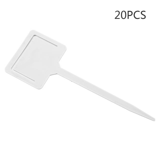 Plant Labels, 20PCS PVC Waterproof Durable Gardening Flower Plant Label Tags Garden Seed Stake Tool