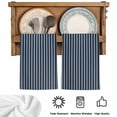 thumbnail image 6 of Navy Blue Striped Kitchen Towels Set of 4, Modern Abstract Art Aesthetics Soft Microfiber Dish Towels, Absorbent Quick-Dry Washable Dishcloths for Kitchen Cleaning, Drying Dishes, 18x28 Inches, 6 of 9