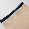 thumbnail image 7 of VSSSJ Men's Quarter Zip Pullover Shirt Short Sleeve Casual Waffle Shirts Loose Fit Stand Collar Zipper Pocket Textured Summer Tops Beige XXL, 7 of 7