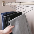 thumbnail image 6 of Hiroekza 3-Pack Heavy Duty Z Shaped Pants Hanger – Non Slip Space Saving Closet Organizer for Jeans Trousers Skirts – Durable Metal Closet Storage Rack for Home & Apartment Gray, 6 of 6