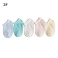 thumbnail image 2 of Ludlz 5 Pairs Baby Toddler Little Kids No Show Socks - Thin Mesh Cotton Athletic Socks for Boys Girls Solid Color Infant Baby Girl Boy Soft Breathable Mesh Ankle Floor Socks, 2 of 7