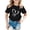Black, variant on WAYUTE Girls Shirts Kids Short Sleeve Top with Cute Heart Print Design Lightweight Tee Soft Blend Shirt Casual Loose Daily Wear,Pink,Size 3 Y-4 Y