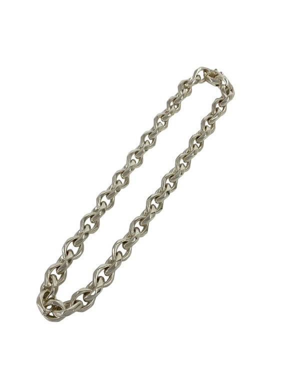 Pre-Owned HERMES Vintage Chain Necklace, Sterling Silver 925, Accessory, Item Number 42549