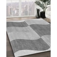 thumbnail image 3 of Ahgly Company Machine Washable Indoor Rectangle Transitional Sonic Silver Gray Area Rugs, 8' x 10', 3 of 7