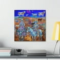 thumbnail image 3 of Herd of Cattle Drives - Canvas, 3 of 10