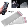thumbnail image 2 of 100Pcs Home Hotel TV Air Condition Remote Control Cover Protection Bag from Germ, 2 of 7