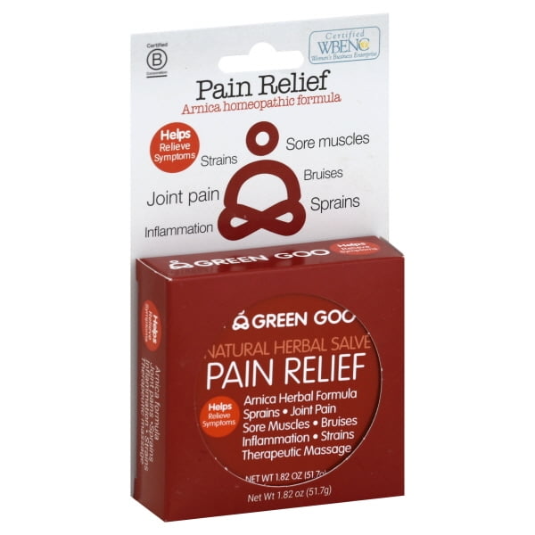 Green Goo 100 All Natural Pain Relief 1.82 oz.