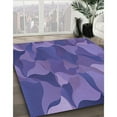 thumbnail image 3 of Ahgly Company Machine Washable Indoor Rectangle Transitional Purple Amethyst Purple Area Rugs, 8' x 12', 3 of 7