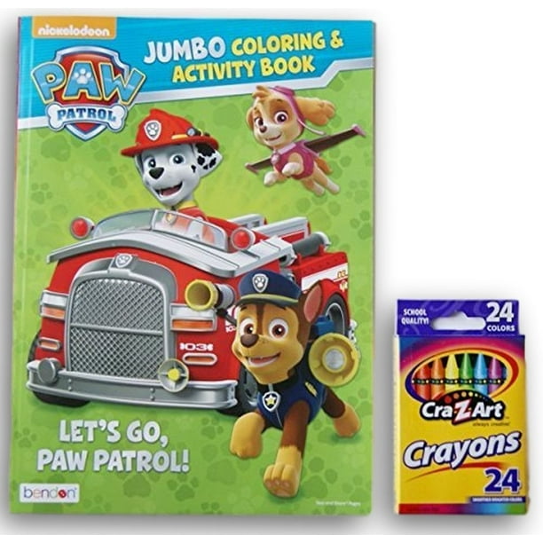 Download Paw Patrol "Let's Go Paw Patrol" Jumbo Coloring and ...