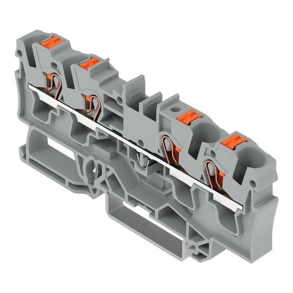 WAGO 2204-1401 TOPJOB S feedthrough terminal block with Push-buttons