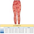 thumbnail image 4 of Pantalones De Yoga Mujer Sin Costuras Tie Dye Leggings Casuales Para Gimnasio Deportes (S) Naranja JShteea Para Estrenar, 4 of 9