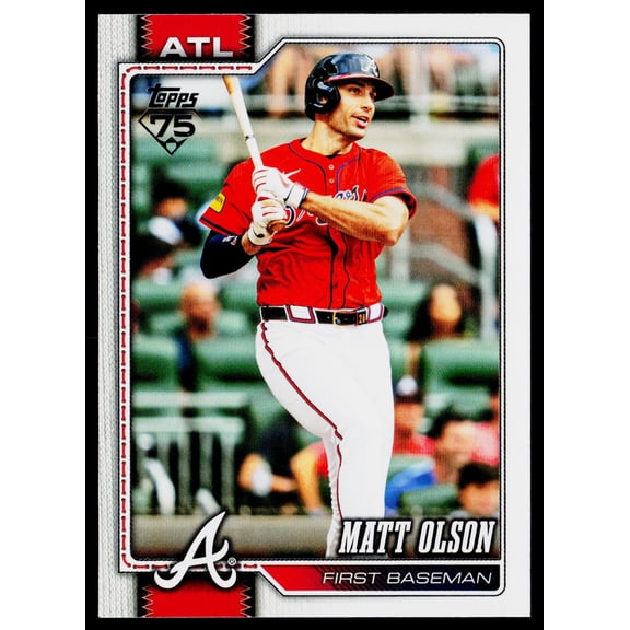 2026 Topps #39 Matt Olson Atlanta Braves Baseball Card