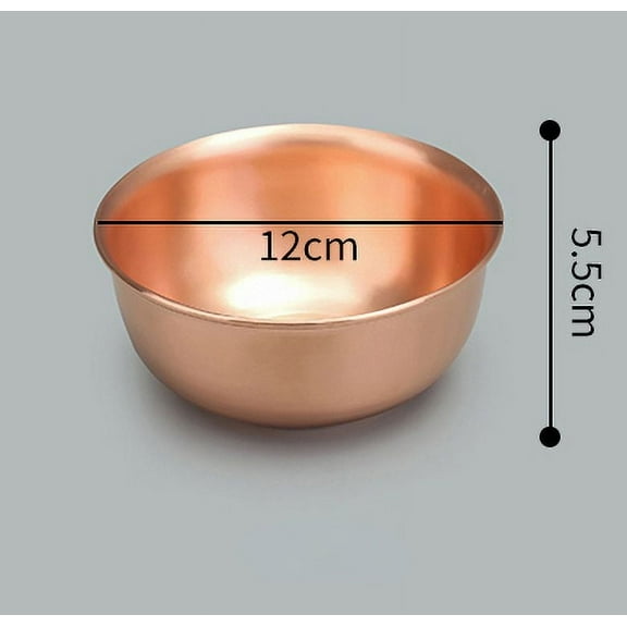 Wollet Handmade Pure Copper Spoon, Copper Bowl, Copper Tableware, Copper Chopsticks