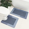 thumbnail image 4 of Suncoda Bathroom Rugs, Bathroom Decor The Blank Version Modernized Bath Mat Modernized Mat Bathroom Absorbent Non Slip Dry Bath Mat Rug Rubber Non Slip, 4 of 6