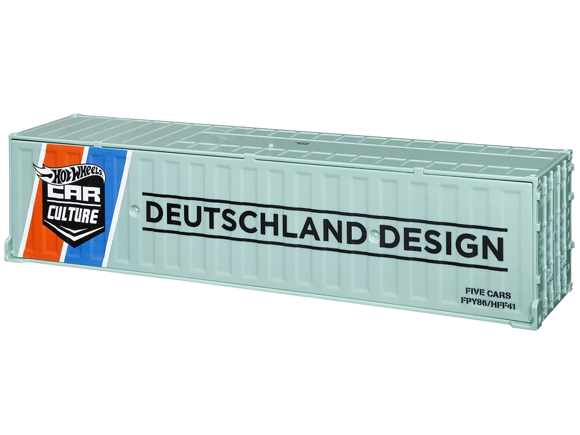 2022 "Deutschland Design" 5 piece Set with Container "Car Culture" Series Diecast Model Cars by Hot Wheels