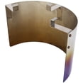 thumbnail image 3 of Kyostar Universal Stainless Steel Cone Air Filter Heat Shield Cover Burning Titanium Blue Air Intake Filter Cover, 3 of 5