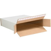 Office Depot® Brand White Self-Seal Side-Loading Corrugated Cartons, 12 1/2" x 3" x 17 1/2", Pack Of 25
